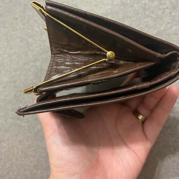 SOLD - Christian Dior Trotter Pattern Bifold Wallet Coin Purse Brown - Picture 6 of 6